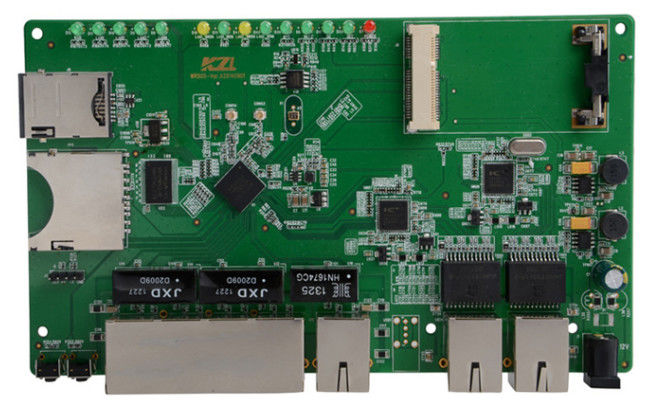 รูปแบบ PCB Components Assembly 1.6mm 2layer Printed Circuit Board Assembly โรฟฟรีโลด