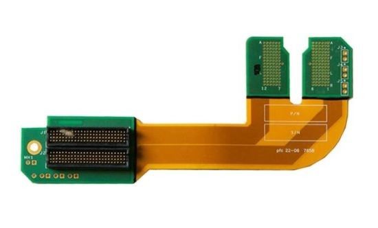 การออกแบบ PCB แบบ Rigid Flex แบบเปิดปิดเร็วสองด้าน ฟิวส์ 200 มม. x 90 มม. High TG IATF TS16949