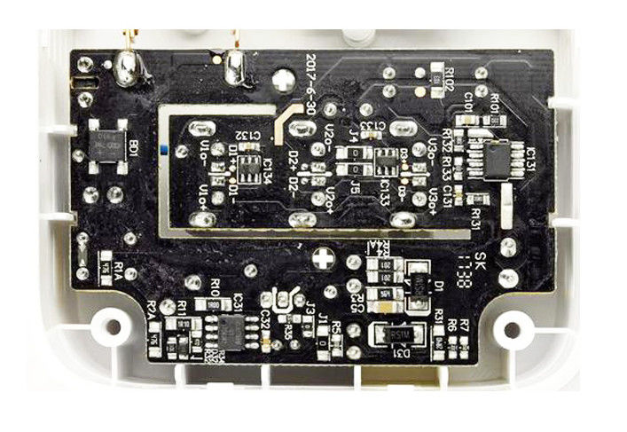 แบล็คซิลค์สกรีน PCBA BGA Assembly SMT PCB Board FR-4 ROHS UL ISO9001 2015