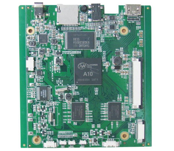 แบล็คซิลค์สกรีน PCBA BGA Assembly SMT PCB Board FR-4 ROHS UL ISO9001 2015