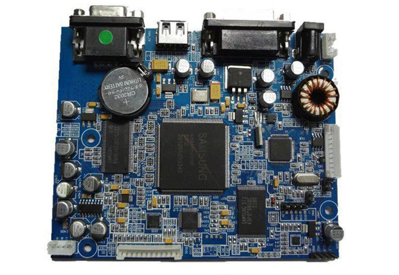 ต้นแบบ PCBA จุ่มดีบุก 1.60 มม. PCBA หน้ากากบัดกรีสีดำ PCB ทางการแพทย์ แบตเตอรี่ในตัว