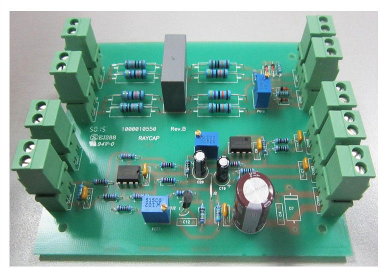 การประกอบ PCB แบบผลิตจำนวนน้อย แผงวงจรพิมพ์ยานยนต์ 0.5 มม. 6 ชั้น ได้รับการรับรอง ROHS UL