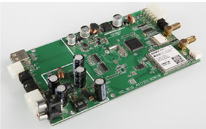 การประกอบ PCB BGA PCB สำหรับยานยนต์ FR-4 ENIG FPC PCB หน้ากากบัดกรีสีเขียว สีฟ้า ร่องรอย 4mil