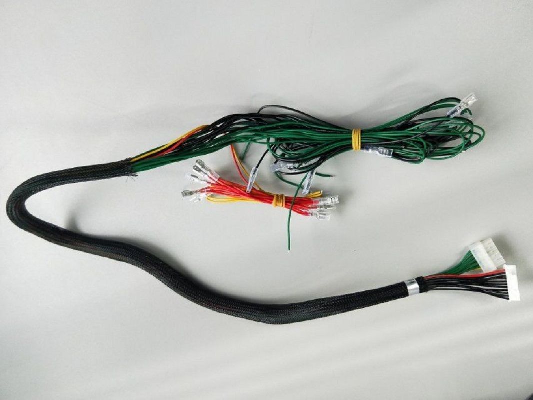 โมเล็กซ์เคเบิลฮาร์เนส แอนสับบลิก PVC แจ็คเก็ต ป้องกันไฟ 1.2 มิลลิเมตร Pitch Connector 24AWG