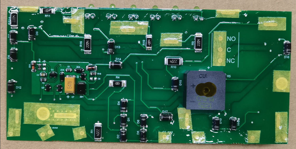 การประกอบ PCB อย่างรวดเร็ว รูเจาะขนาด 0.10 มม. ปรับแต่งได้ 4 ชั้น 0.8-3.2 มม.
