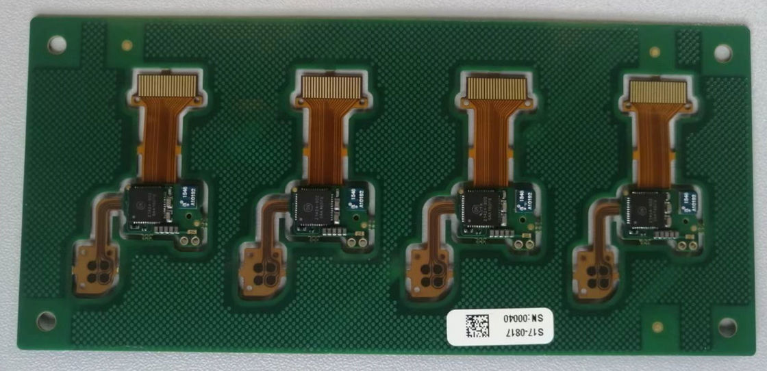การประกอบ PCB อย่างรวดเร็ว รูเจาะขนาด 0.10 มม. ปรับแต่งได้ 4 ชั้น 0.8-3.2 มม.