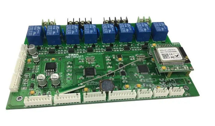 บอร์ดวงจรอิเล็กทรอนิกส์ Pcba สีเขียวไหม Turnkey PCB ประกอบการ ENIG 2U Immersion Gold IPC Class II/ III