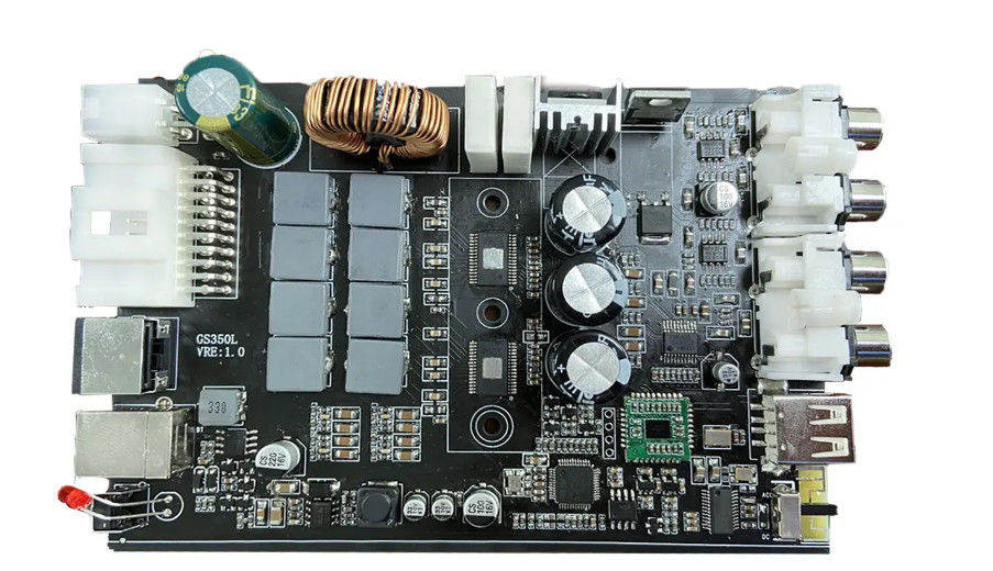 บอร์ดวงจรอิเล็กทรอนิกส์ Pcba สีเขียวไหม Turnkey PCB ประกอบการ ENIG 2U Immersion Gold IPC Class II/ III
