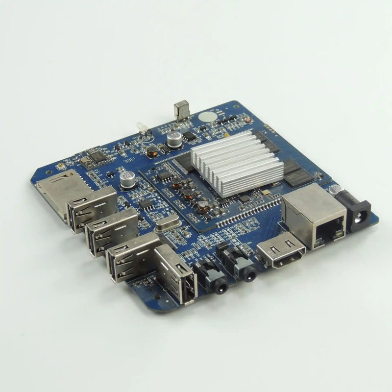 การประกอบ PCB 8L พร้อมผิวสำเร็จ ENIG/OSP/HASL ด้วยวัสดุฐานปราศจากฮาโลเจน และ X-Ray AOI