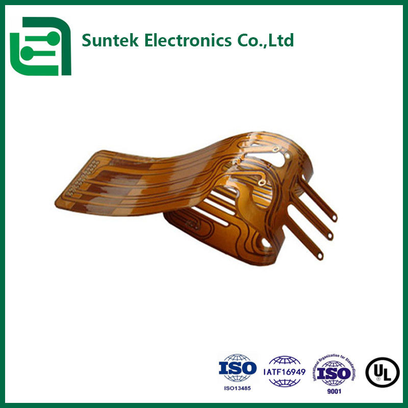 PCB แบบยืดหยุ่น เครื่องวงจรยืดหยุ่นแบบครบครัน PCB ความถี่สูง อลูมิเนียม BT ทองแข็ง Plating UL Certification