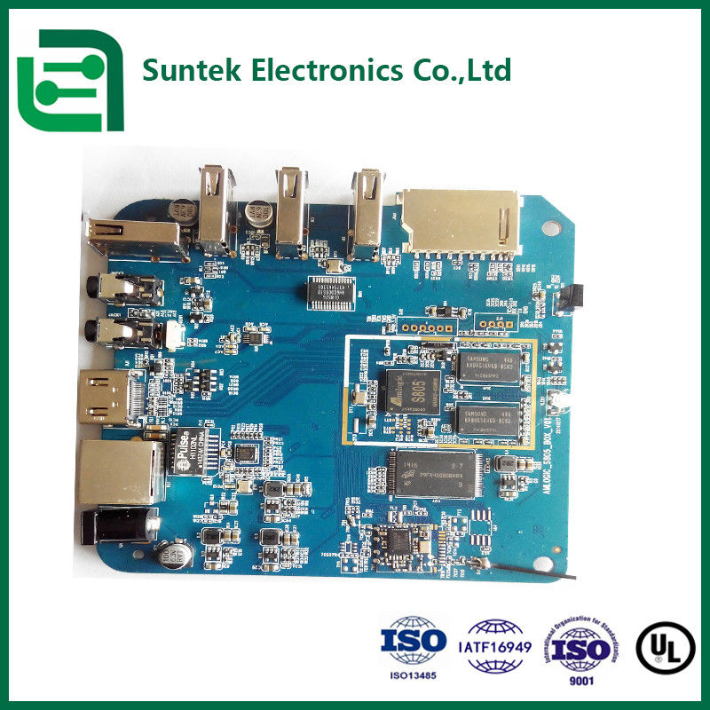 ความปลอดภัยทางอุตสาหกรรม ROHS การประกอบ PCB สาขาแพทย์ B ปรับแต่งด้วยการเติมหลุมเลเซอร์และตรวจสอบ X-RAY OFN