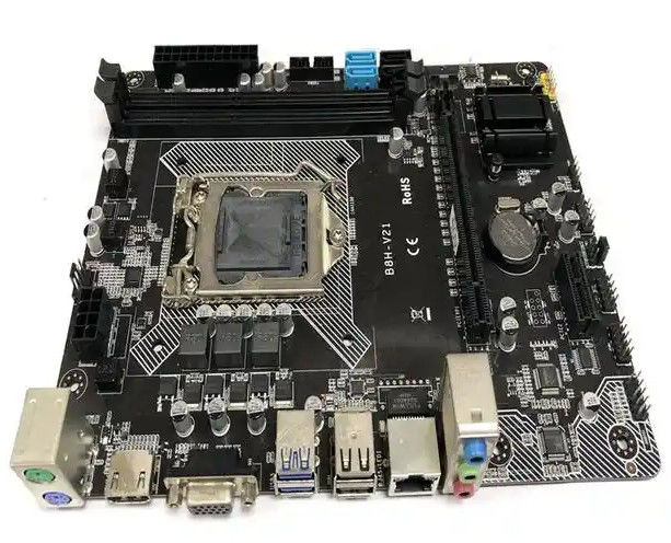 การผลิตบอร์ด PCB SMT สำหรับควบคุมอุตสาหกรรม ความปลอดภัย วัสดุ FR4 PCB ที่มีฐานโลหะ ROHS ISO9001