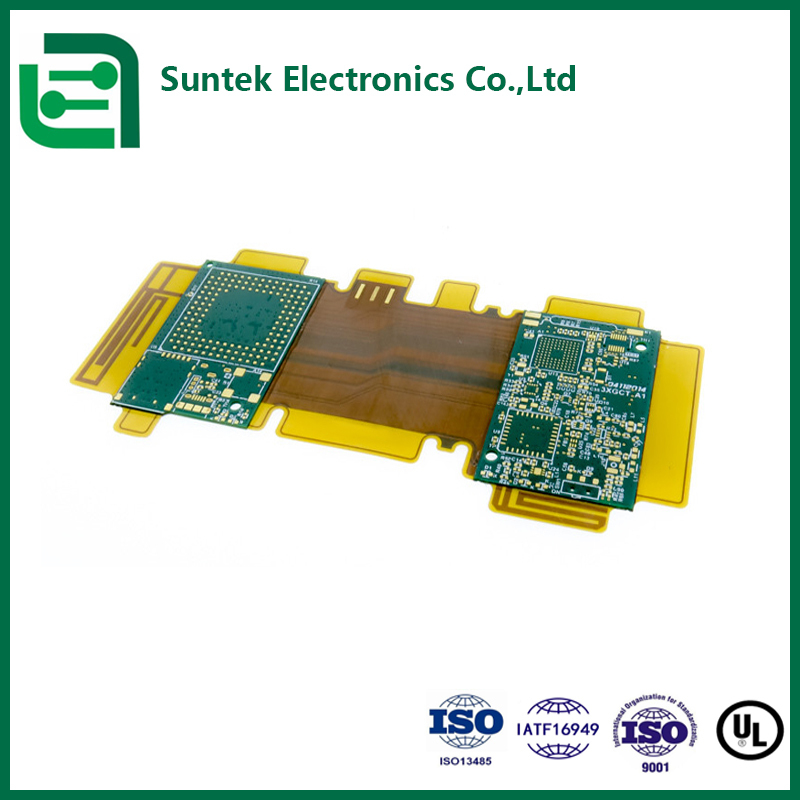 การประกอบ PCB PCBA แบบ 1-6 ชั้น พร้อมหน้ากากบัดกรีสีเขียว และความหนาสูงสุดของบอร์ด 8.0 มม.