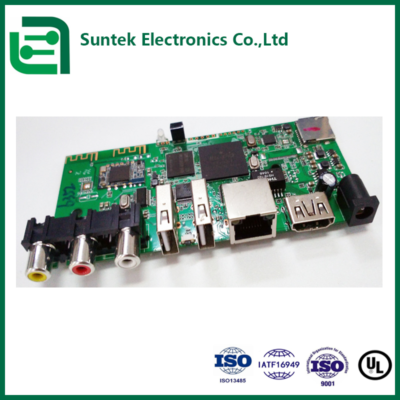 ผู้ผลิตการประกอบ PCBA สำหรับรถยนต์พลังงานใหม่ ทองแดง 0.5-6 ออนซ์ พื้นผิวทองคำ 4mil/4mil