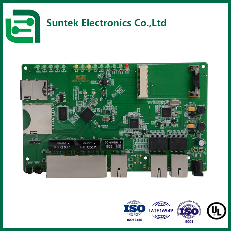 ผู้ผลิตการประกอบ PCBA สำหรับรถยนต์พลังงานใหม่ ทองแดง 0.5-6 ออนซ์ พื้นผิวทองคำ 4mil/4mil