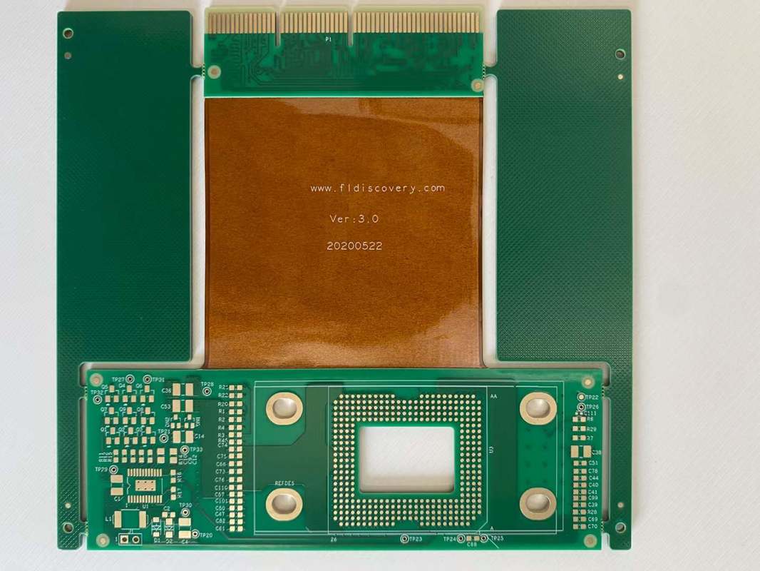 ผู้ผลิตการประกอบ PCB อิเล็กทรอนิกส์ 1-30L การควบคุมอิมพีแดนซ์ 100 โอห์ม กระบวนการ PCBA แบบแข็งยืดหยุ่น