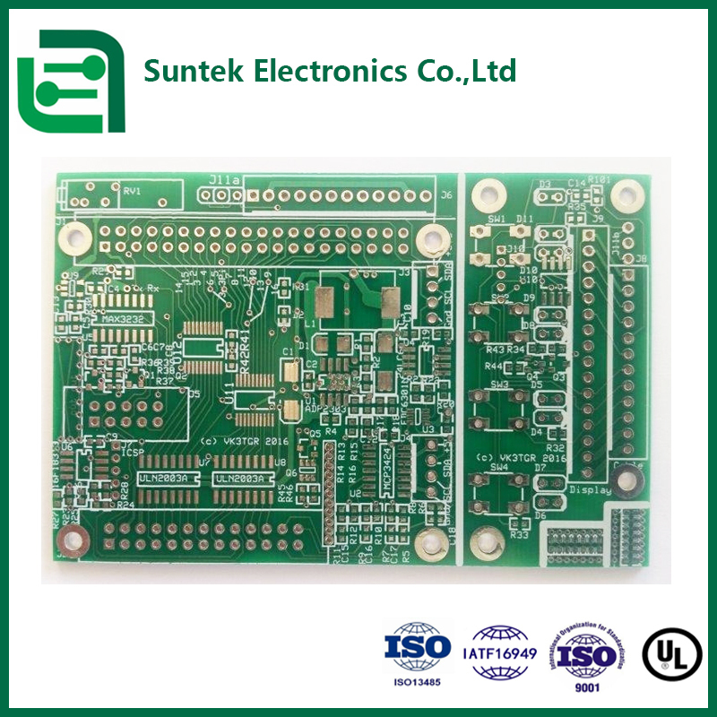 OEM / ODM การประกอบ PCB อะลูมิเนียมหลายชั้น ENIG เป็นไปตามมาตรฐาน RoHS ทดสอบ 100% ด้วย E-Test และ AOI