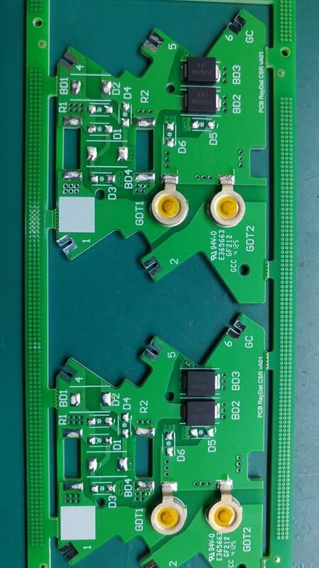 การประกอบ PCB สื่อสาร HDI รวมถึง 6 เลเยอร์ และการเคลือบผิวแบบ HASL ปราศจากสารตะกั่ว ออกแบบมาเพื่อประสิทธิภาพในเครือข่ายการสื่อสาร