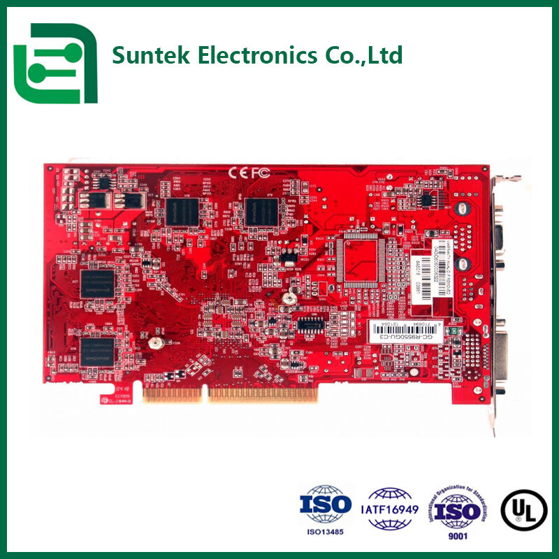 การผลิต PCB แกนโลหะหลายชั้นแบบ SMT ได้รับการรับรอง UL ROHS ISO9001 แผง FR4 4 ชั้นสำหรับระบบอัตโนมัติในอุตสาหกรรม