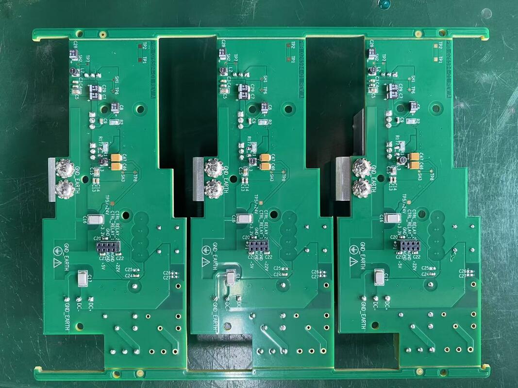 หน้ากากผสมสีเขียว EMS PCBA 400mm 1200mm Max Board Size บริการผลิตแผ่นวงจร