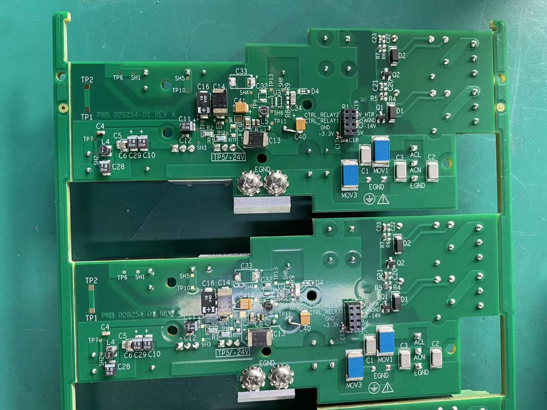 หน้ากากผสมสีเขียว EMS PCBA 400mm 1200mm Max Board Size บริการผลิตแผ่นวงจร