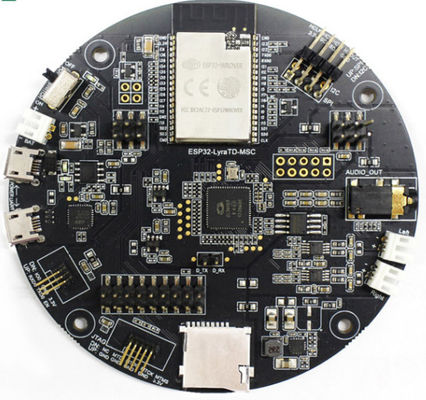 การผลิต PCB Assembly อิเล็กทรอนิกส์ Smt ต้นแบบอย่างรวดเร็ว Black Soldermask