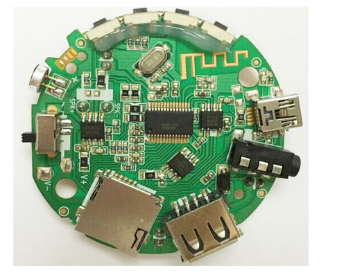 FR4 ประกอบ PCB รถยนต์กับ QFP การตรวจสอบ X-RAY และ Pads ด้านล่างของสูงสุด