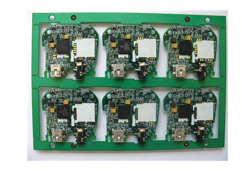 ผู้ผลิตสัญญาประกอบ PCB แบบรวดเร็ว สีเขียวไหม พร้อมพื้นผิว ENIG 2U RoHS