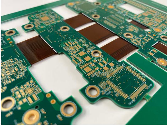 การประกอบ PCB แบบแข็งยืดหยุ่นแบบกําหนดเอง PCB แบบแข็งยืดหยุ่น