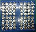 ENIG ชุด PCB คีย์ครุภัณฑ์ FR4 บอร์ดวงจรพิมพ์ Pcba Blue Soldermask