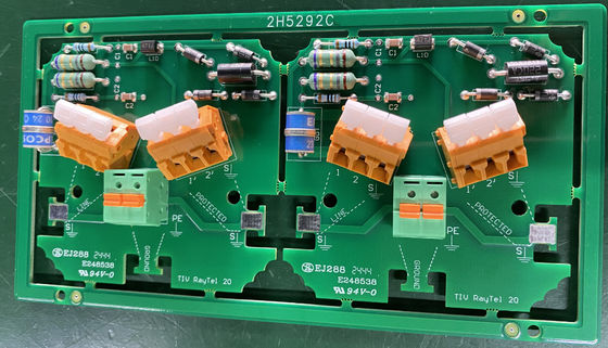 4 แผ่น ENIG พื้นผิวจบ PCB บอร์ดวงจรสําหรับการประกอบการสื่อสาร