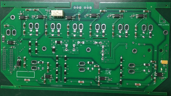 บอร์ดวงจรอิเล็กทรอนิกส์ PCBA 94v0 สายการผลิต PCB Assembly ความหนา 0.4 มม.-3 มม. ทองแดง 2OZ การผลิต
