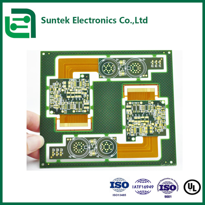 การประกอบ PCB PCBA แบบ 1-6 ชั้น พร้อมหน้ากากบัดกรีสีเขียว และความหนาสูงสุดของบอร์ด 8.0 มม.