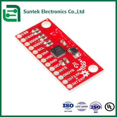 การผลิตปริมาณต่ําถึงปริมาณกลาง RoHS โรงงานพับแผงวงจร SMT FR4 PCB Assembly