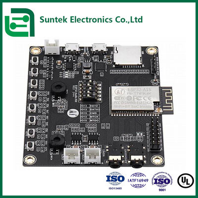 Turnkey PCB Assembly with Vacuum Package White Silk and Square Circle Irregular Shapes