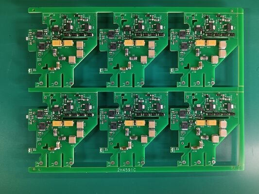 การป้องกันพลังงาน PCB ประกอบด้วย 0.5OZ-10OZ ทองแดงและ 1.0mm / 1.6mm / 2mm / 4mm ความหนา