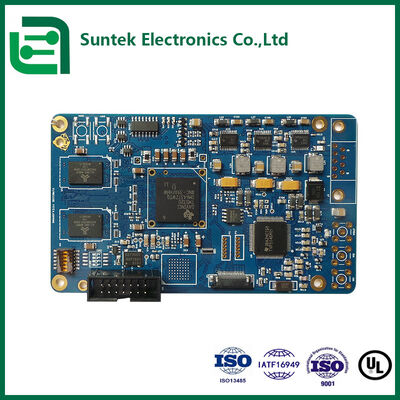 ผู้ผลิต PCB 4 ชั้นที่ได้รับการรับรองจาก UL พร้อมลายทองแบบดําน้ําสําหรับอุปกรณ์อุตสาหกรรม