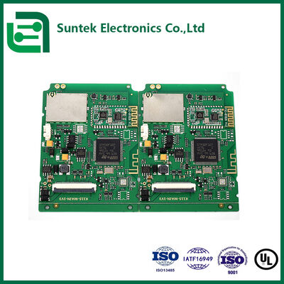 การผลิต PCB แกนโลหะหลายชั้นแบบ SMT ได้รับการรับรอง UL ROHS ISO9001 แผง FR4 4 ชั้นสำหรับระบบอัตโนมัติในอุตสาหกรรม